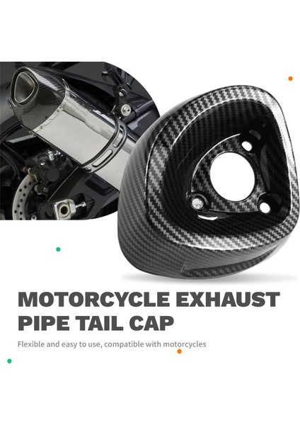 Loncin Voge 350T Sr4 Parçaları Için Motosiklet Egzoz Borusu Kuyruk Kapağı Kapağı (Yurt Dışından) fırsatları