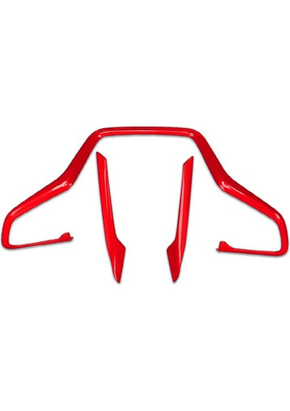 Honda Civic 2016-2020 Için Kırmızı Araba Iç Direksiyon Simidi Kılıfı Döşemesi 10. (Yurt Dışından)