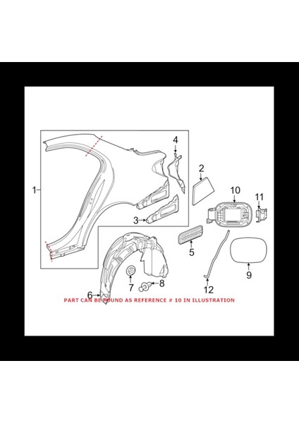 Mercedes Benz C Sınıfı W205 2013-2016 Için Yakıt Deposu Kapağı Montajı (Yurt Dışından) indirimleri