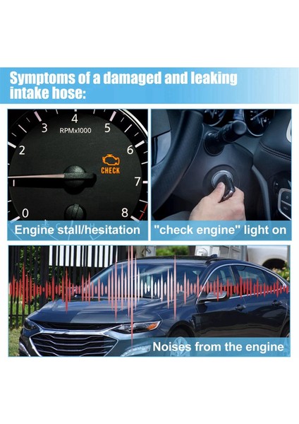 Chevy ve Pontiac Için Araç Hava Giriş Hortumu Borusu 15838665 696-737 (Yurt Dışından) indirimleri