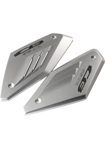 Parlak Gümüş Çerçeve Panel Koruyucu Kapak Kabuğu Giriş Borusu Koruyucu (Yurt Dışından)