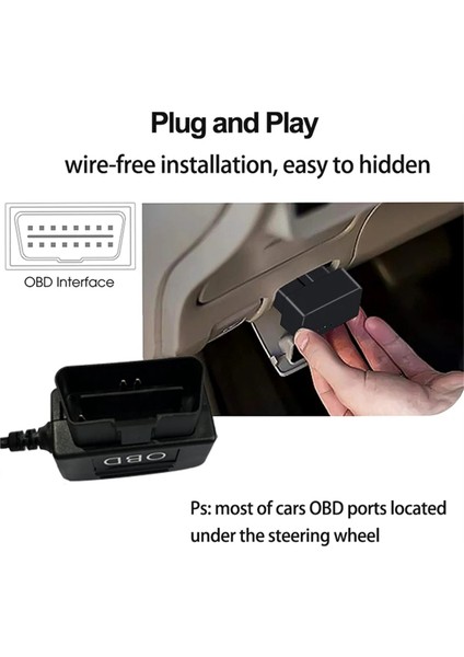 Düşük Voltaj Koruması Için Araç Dvr Sabit Kablo Kiti 5V 3A USB Portu Araç Şarj Kablosu Obd Araç Kamerası 24 Saat Park Izleme Aksesuarı (Yurt Dışından) indirimleri