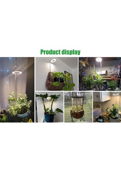 Büyüme Işığı, Iç Mekan Bitkileri Için Spectrum LED Bitki Işığı, Çiçekler ve Bonsai Bitkileri Için Yüksekliği Ayarlanabilir Büyüme Işığı (Yurt Dışından) modelleri