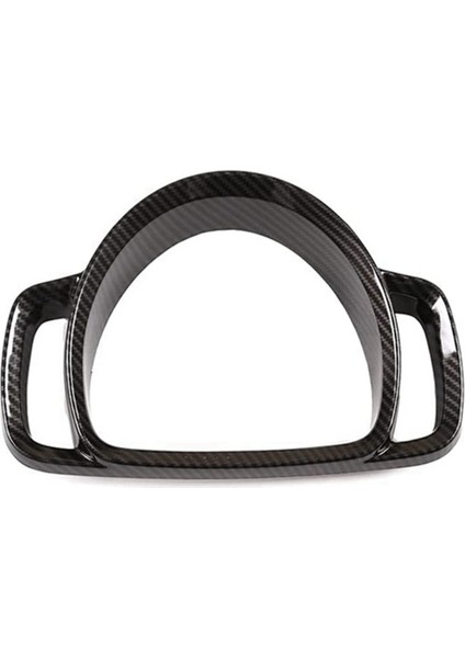 Mercedes-Benz Smart Fortwo 09-15 Orta Konsol Gösterge Paneli Çerçevesi Dekoratif Çerçeve Karbon Fiber Doku Stili (Yurt Dışından)