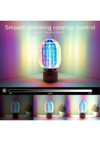 Işık Projektörü, Döner Düğmeli Kablosuz Gece Lambası (Yurt Dışından) indirimleri