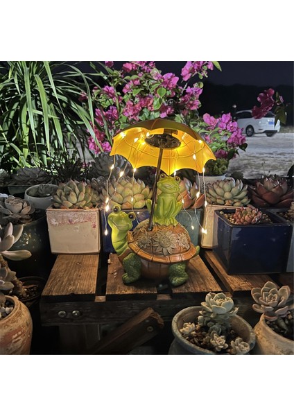 Güneş Enerjili Bahçe Heykeli Kaplumbağa Kurbağa Açık Hava Heykeli Bahçe Kaplumbağası Heykeli (Yurt Dışından) fiyatları