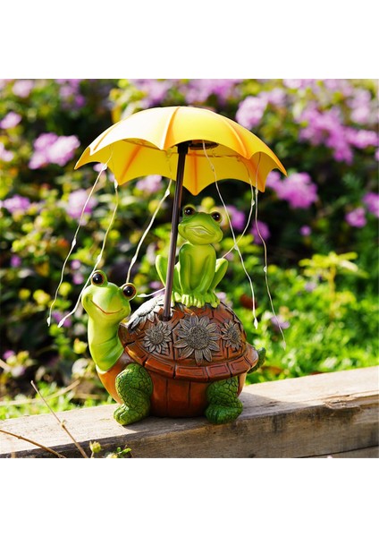 Güneş Enerjili Bahçe Heykeli Kaplumbağa Kurbağa Açık Hava Heykeli Bahçe Kaplumbağası Heykeli (Yurt Dışından) indirimleri
