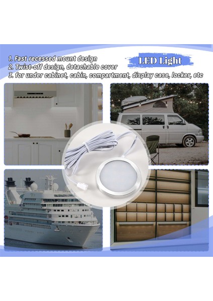 12V LED Işık Rv Kamp Römork Tekne Iç Tavan Aşağı Tavan Lambası Sıcak Beyaz (Yurt Dışından) indirimleri