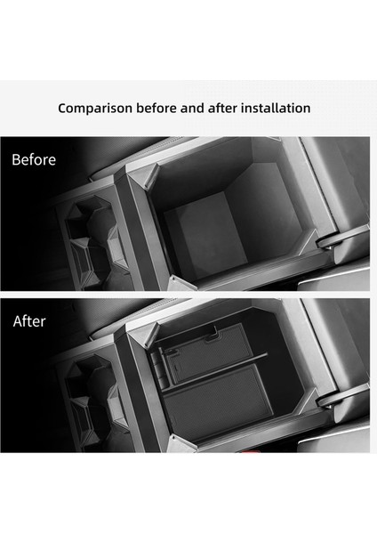 Tesla Cybertruck Iç Aksesuarları Lhd Için Araç Saklama Kutusu Orta Konsol Kol Dayanağı Saklama Tepsisi Düzenleme (Yurt Dışından) modelleri