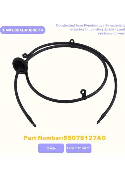 Jeep Wrangler Jk 2008-2018 Ön Cam Yıkama Hortumu 55078127AG Kaput Su Püskürtme Borusu (Yurt Dışından) indirimleri