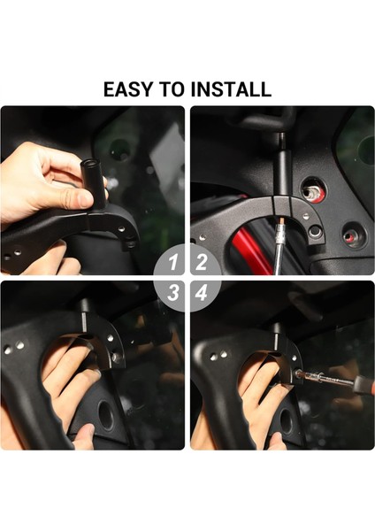 Jeep Wrangler Jk 2007-2017 Iç Aksesuarlar Için Telefon Tutuculu Ön Kapı Üst Tutma Kolu (Yurt Dışından) indirimleri