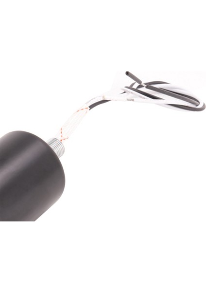 E27 Seramik Vida Tabanlı Yuvarlak LED Ampul Duy Tutucu Adaptörü Metal Lamba Tutucu Telli Siyah (Yurt Dışından) fiyatları