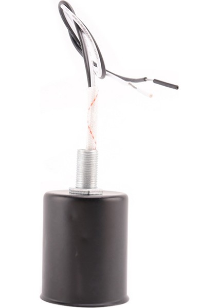 E27 Seramik Vida Tabanlı Yuvarlak LED Ampul Duy Tutucu Adaptörü Metal Lamba Tutucu Telli Siyah (Yurt Dışından) indirimleri