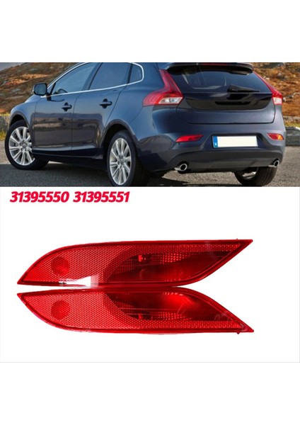 Volvo Için Sağ Arka Tampon Fren Lambası Reflektörü Sis Lambası 31395551 (Yurt Dışından) modelleri