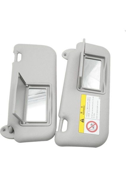 Toyota Corolla 2014, 2015, 2016, 2017 Için 74320-02B21, 74310-02K91 Araç Güneşliği, Aynalı Otomatik Aksesuarlar Gri (Yurt Dışından) fırsatları