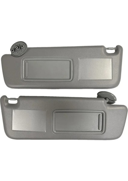 Toyota Prado 120 2003-2009 74310-6A020-B1 74320-6A020-B1 74320-60850-B1 Için 1 Çift Gri Güneşlik Aynalı LED Lamba (Yurt Dışından)