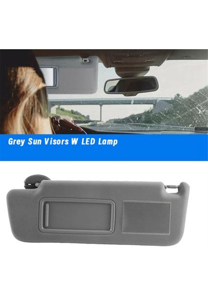 Toyota Prado 120 2003-2009 74310-6A020-B1 74320-6A020-B1 74320-60850-B1 Için 1 Çift Gri Güneşlik Aynalı LED Lamba (Yurt Dışından) modelleri