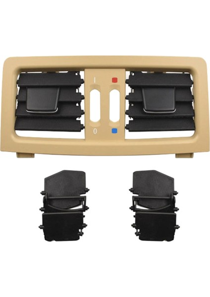 Bmw E60 E61 5 Serisi Bej Arka Klima Havalandırma Izgarası Kapağı Ac Çıkış Kanalı Kaplaması (Yurt Dışından)