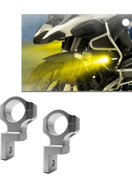 Bmw Için 2 Adet Motosiklet LED Yardımcı Sis Lambası Braketi (Yurt Dışından) indirimleri