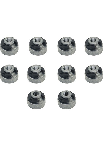 Harley Için 10 Adet Motosiklet Koltuk Vidası Somunu Arka Çamurluk Koltuk Somunu (Yurt Dışından)