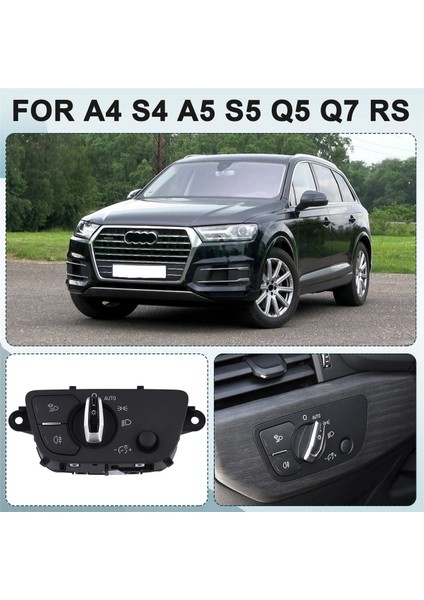 4M0941531AA Araba Far Kontrol Anahtarı Far Düğmesi Anahtarı Audi A4 A5 S4 Q5 Q7 4M0941531 Aa Far Ayarlayıcı (Yurt Dışından) fırsatları
