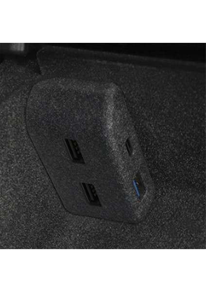 Tesla Model Y Juniper Hızlı Şarj Adaptörü ile Çalışan Splitter Için Araba Eldiven Kutusu USB Şant Hub Yerleştirme Istasyonu (Yurt Dışından) fiyatları