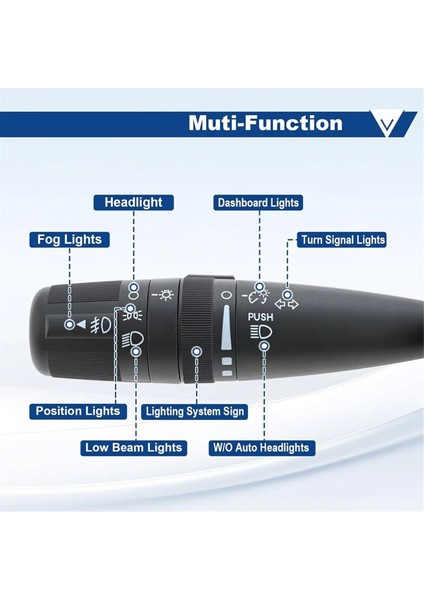 Jeep Wrangler Compass Pt Cruiser Dodge Journey 2007-17 Için Sinyal Anahtarı Far Kısma Kontrol Anahtarı 5183947AA (Yurt Dışından) fırsatları