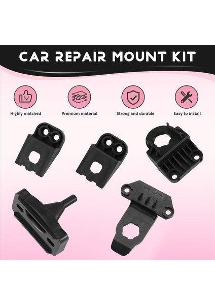 Bmw 5 Serisi X5 X6 G05 G06 2018-2021 Sabit Pençe Braketi Için Ön Yan Far Tamir Braketi Montaj Kitleri 63119477976 (Yurt Dışından) fırsatları