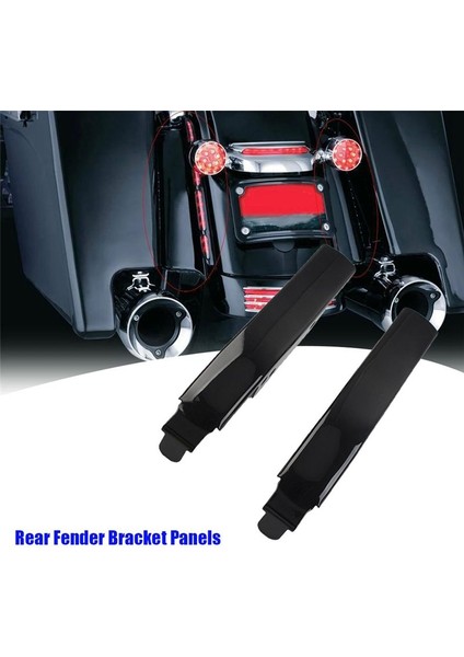 Harley Touring Road King Electra Glide Flht Flhr Fltr 1993-2008 Için 1 Çift Arka Çamurluk Braketi, Eyer Çantası Dolgu Panelleri, A (Yurt Dışından) modelleri