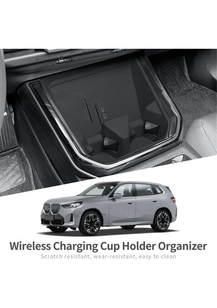 Bmw X3 2025 Lhd Için Araç Su Bardağı Tutucu Saklama Tepsisi Kaymaz Mat Orta Konsol Koruyucu Ped Araba Aksesuarları (Yurt Dışından) fiyatları
