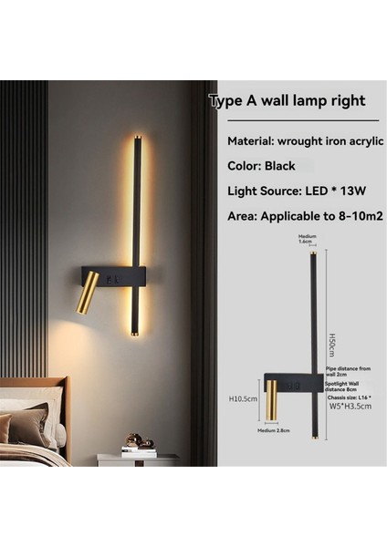 Oturma Odası Kanepe Arka Plan Duvar Lambası B Için Ayarlanabilir LED Duvar Apliği (Yurt Dışından) indirimleri