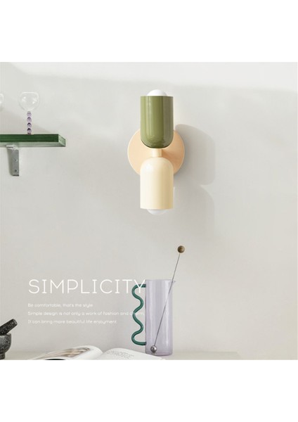 LED Duvar Lambası Modern Minimalist Krem Çift Kafa Işıklar B (Yurt Dışından) fiyatları