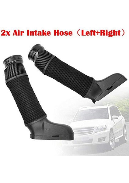 Mercedes Benz GLK350 3.5l 2010-2012 A2720902982 A2720902882 Emme Borusu Için Sol+Sağ Hava Giriş Hortumu Kanalı Kiti (Yurt Dışından) fırsatları