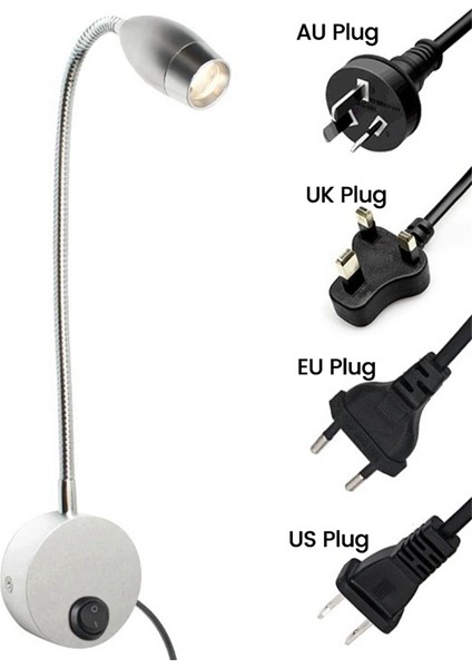 Okuma Lambası LED Hortum Spot Lambası Hortum Duvar Lambası Abd Fişi (Yurt Dışından) fiyatları