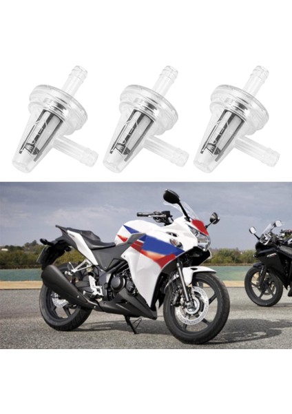 Kawasakı Yamaha Için 3 Adet Evrensel Motosiklet Dik Açılı Sıralı Yakıt Filtresi 1/4 Inç 6mm Hortum Hatları (Yurt Dışından) indirimleri