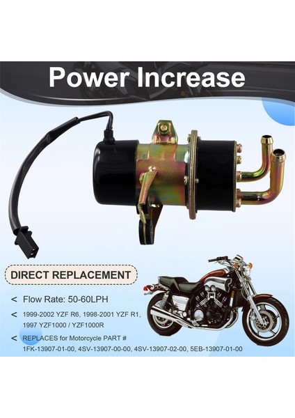 Yamaha V Max Vmax 1200 Direct 1985-2007 Için Motosiklet Yakıt Pompası 4SV-13907-02-00 5EB-13907-01-00 1FK-13907-01-00 (Yurt Dışından) fırsatları