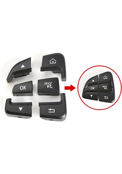 Mercedes Benz C Glc Sınıfı W205 W253 2015-2021 Için Çok Fonksiyonlu Direksiyon Simidi Düğmesi (Yurt Dışından) indirimleri