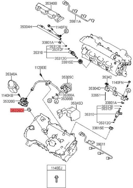 35325-2G700 Araç Yakıt Yüksek Basınç Pompası Tappet Silindiri (Yurt Dışından) fiyatları