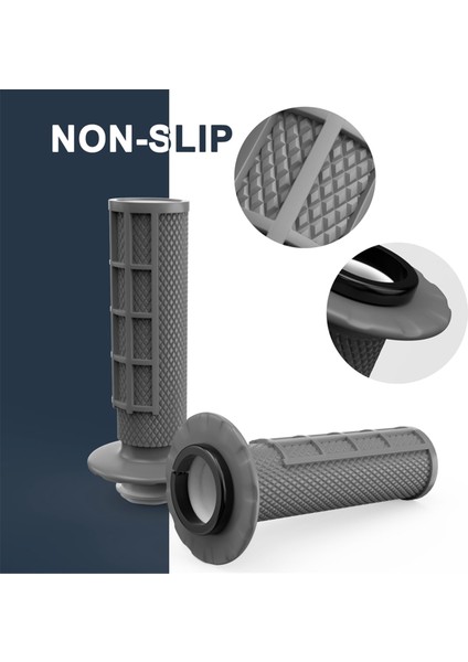 Kaymaz Kilitli Tutacak, Çıtçıtlı Kamlı Evrensel Motosiklet Gidon Tutacakları, Gri Motokros El Tutacağı (Yurt Dışından) fiyatları