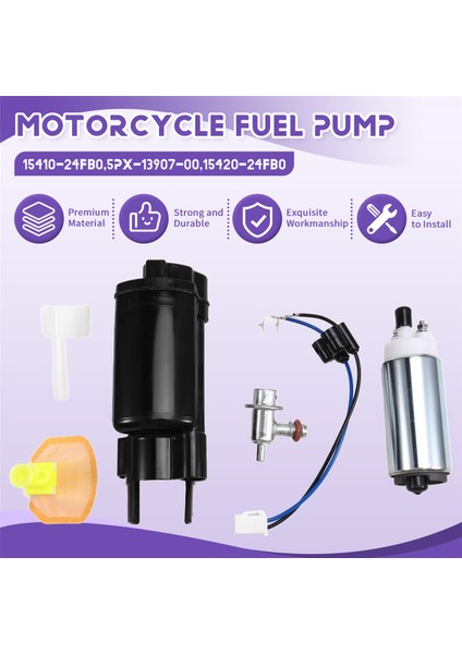Suzuki V-Strom 650 (DL650) 2004-06 Hayabusa GSX1300R 02-07 Için 15410-24FB0 Yakıt Pompası Süzgeci Filtre Regülatörü Kiti (Yurt Dışından) fırsatları