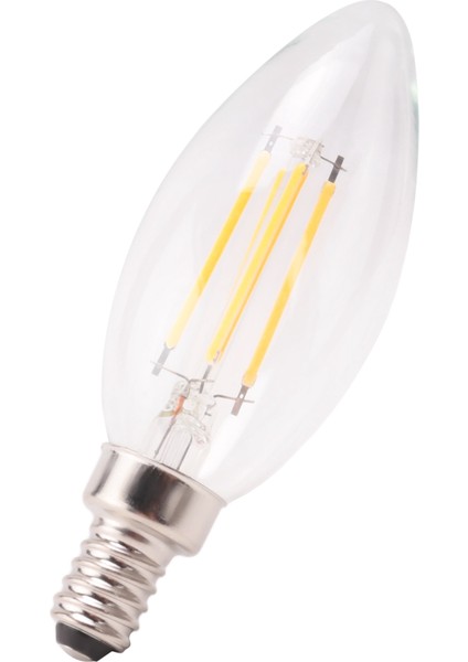 Kısılabilir E12 4W Cob Edison Mum Alev Filament LED Ampul Lamba 10*3,5 cm (Yurt Dışından) fiyatları