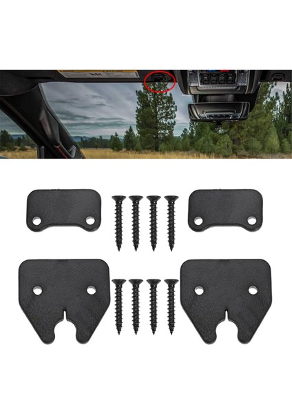 Dodge Ram 1500 2019-2023 Için Güneşlik Tamir Takımı Alüminyum Güneşlik Klipsi Sabitleme Yedek Aksesuarları (Yurt Dışından) modelleri