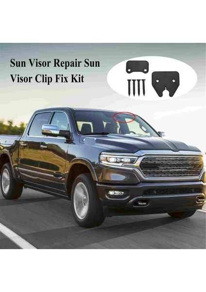 Dodge Ram 1500 2019-2023 Için Güneşlik Tamir Takımı Alüminyum Güneşlik Klipsi Sabitleme Yedek Aksesuarları (Yurt Dışından) fırsatları