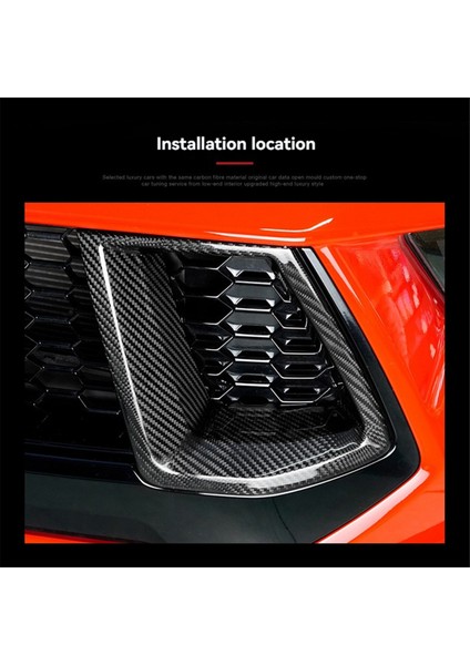 Ford Mustang 2024 2.3t 5.0 Gt Için Kuru Karbon Fiber Araba Ön Izgarası Izgarası Hava Menfezi Giriş Çerçeve Kapağı Döşemesi (Yurt Dışından) indirimleri