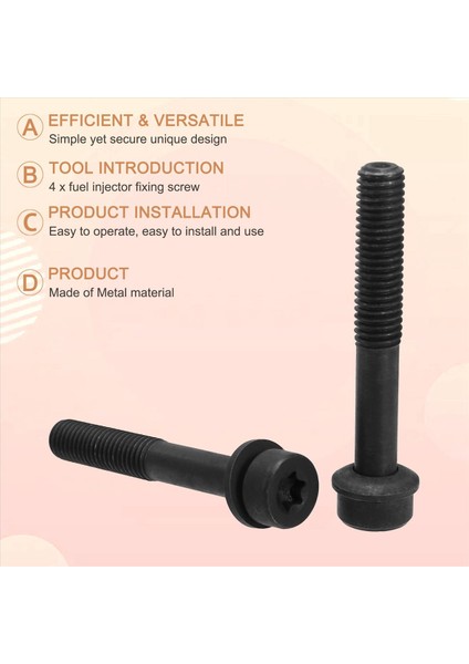 Hyundai Dizel Için Enjektör Sabitleme Vidası Cıvata Takımı - Enjektör Kelepçesi (Yurt Dışından) indirimleri