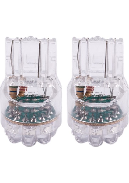 2x Beyaz T20 7443 7440 9 LED Fren Sinyal Lambası Arka Lambalar Ampuller Lambalar Dc 12V (Yurt Dışından)