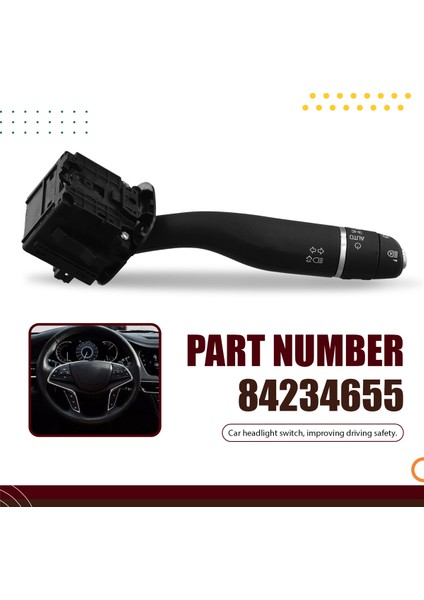 84234655 Cadillac Ct6 2017-2020 Için Araç Far Anahtarı Dönüş Sinyali Anahtarı 84614545 84486485 (Yurt Dışından) indirimleri