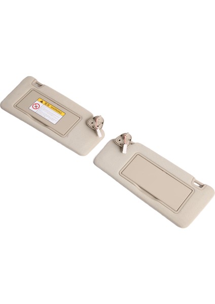 Zotye T700 T800 Için Bej Rengi Makyaj Aynalı Araç Sol Sağ Güneşliği (Yurt Dışından) modelleri