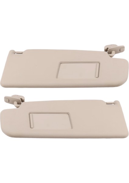 Skoda Octavia 2007-2014 Için Makyaj Aynalı 1 Çift Araba Güneşliği 1ZD857551/552 5JD857551/552 Bej (Yurt Dışından) fırsatları