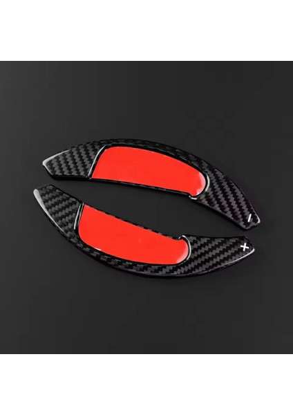 Abarth 595 695 2012-2024 Için Gerçek Kuru Sert Karbon Fiber Araba Direksiyon Vites Küreği (Yurt Dışından) modelleri